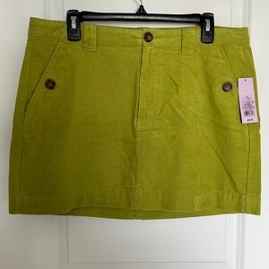 Target Wild Fable Lime Green Corduroy Skirt